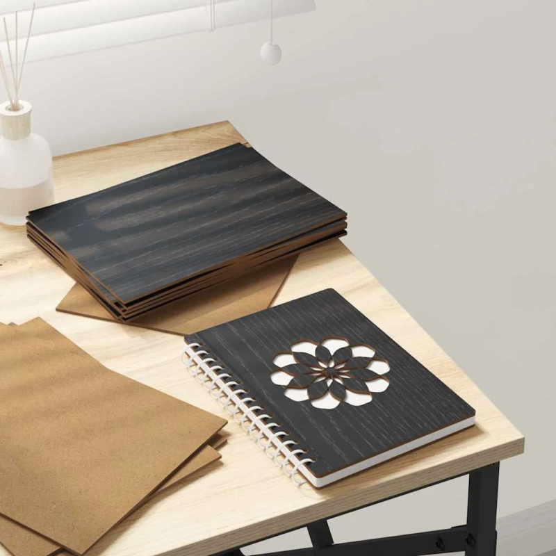 vidaXL Dekora Paneli 50 pcs Melns ozolkoks 15 x 21 x 0.27 cm