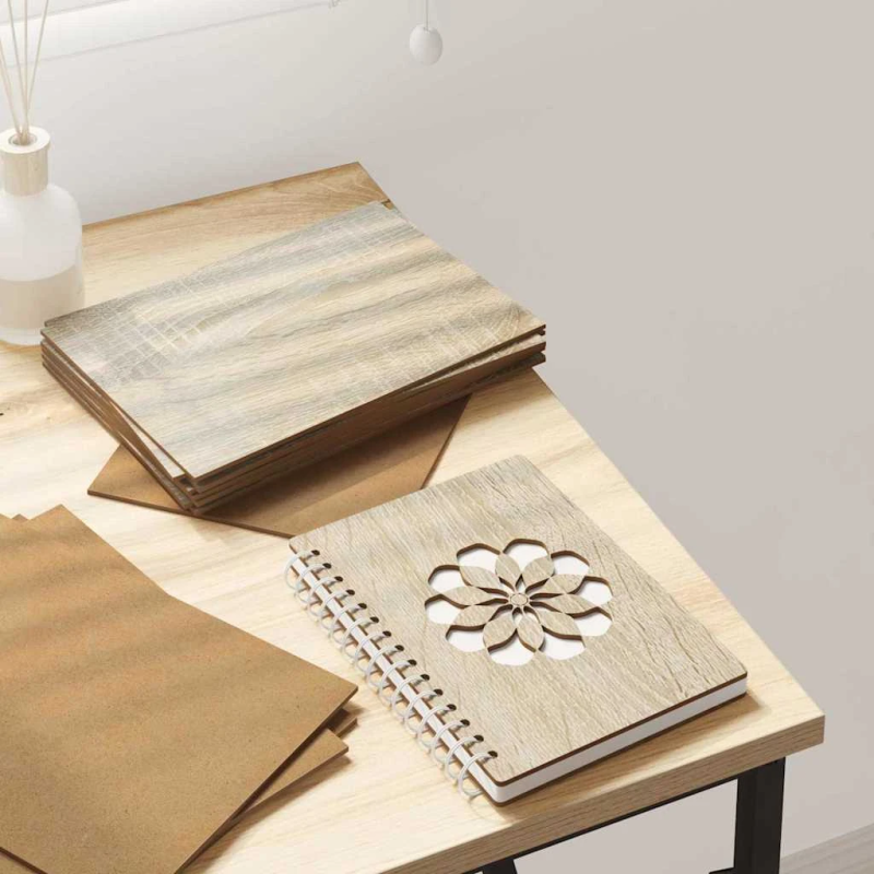 vidaXL Dekora Paneli 12 pcs Sonoma ozols 15 x 21 x 0.27 cm