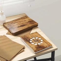 vidaXL Dekora Paneli 150 pcs Dūmaka ozols 15 x 21 x 0.27 cm