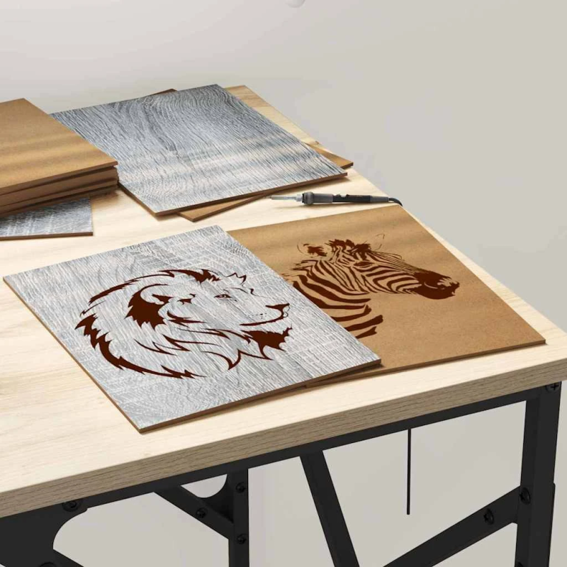 vidaXL Dekora Paneli 12 pcs Pelēks Sonoma 15 x 21 x 0.27 cm