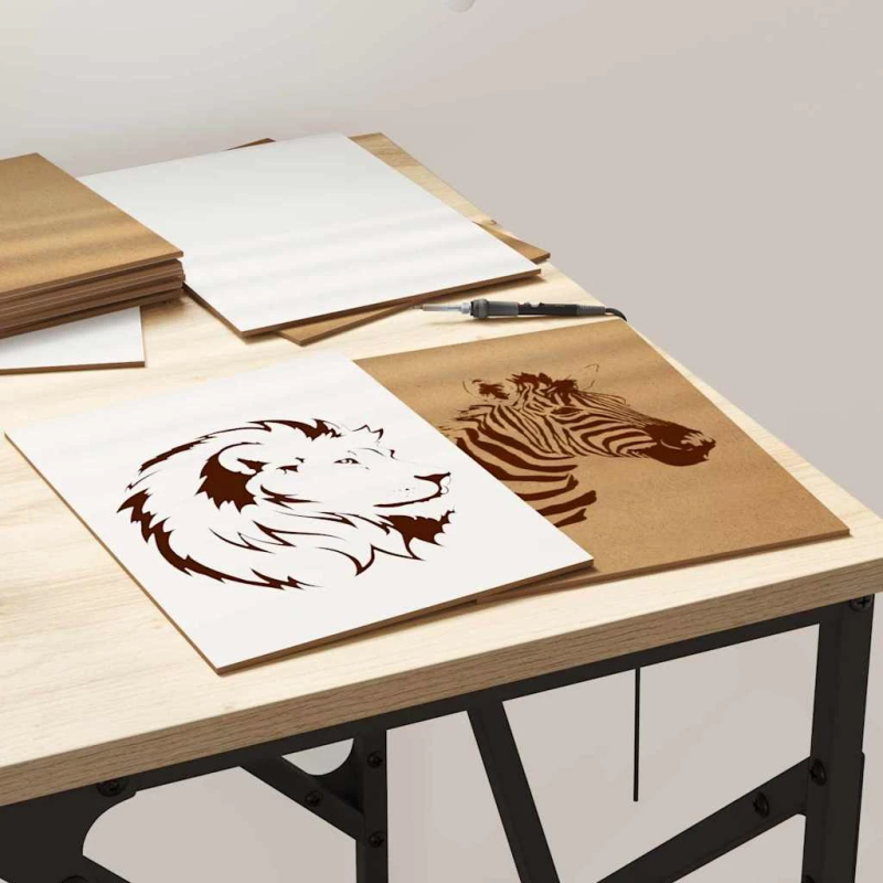 vidaXL Dekora Paneli 12 pcs Balts 21 x 30 x 0,27 cm Inženierijas koks