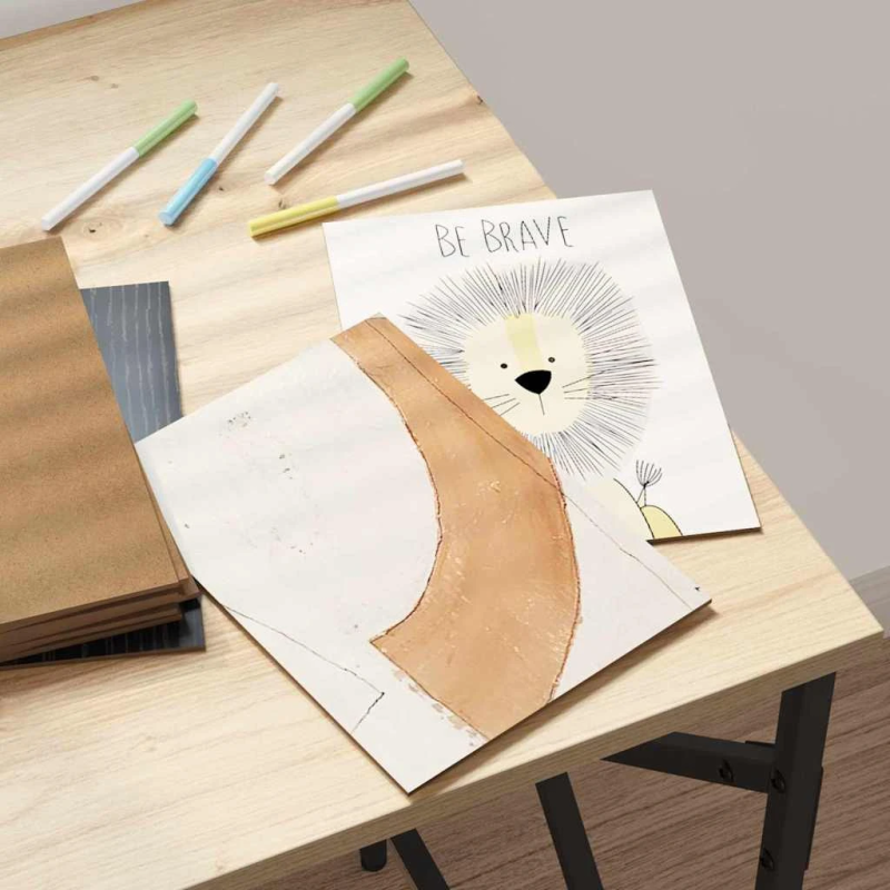 vidaXL Dekora Paneli 12 pcs Melns ozolkoks 21 x 30 x 0,27 cm