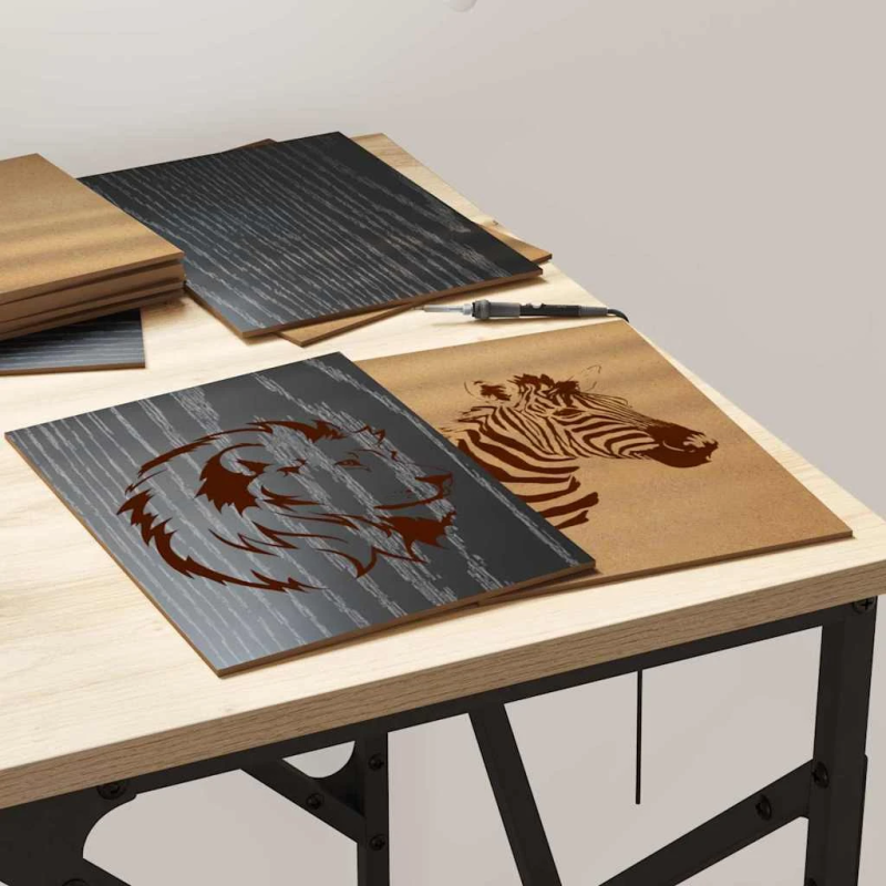 vidaXL Dekora Paneli 150 pcs Melns ozolkoks 21 x 30 x 0,27 cm