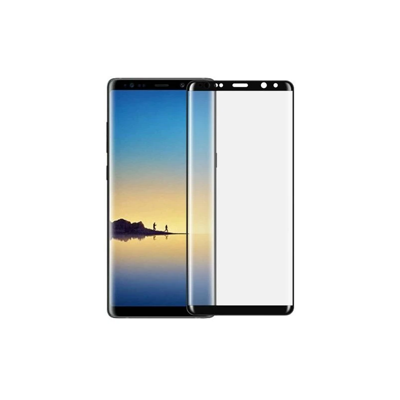 Devia 3D Curved Tempered Glass Seamless Full Screen Protector Samsung Galaxy note8 black