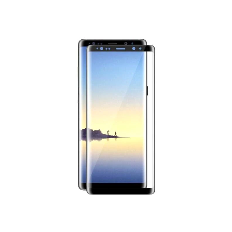Devia 3D Curved Tempered Glass Seamless Full Screen Protector Samsung Galaxy note8 black