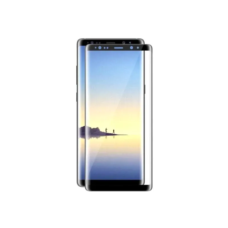 Devia 3D Curved Tempered Glass Seamless Full Screen Protector Samsung Galaxy note8 black