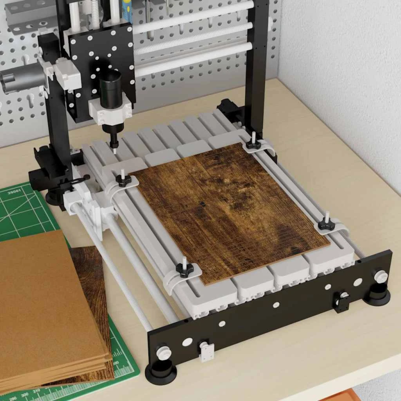 vidaXL Dekora Paneli 150 pcs Dūmaka ozols 21 x 30 x 0,27 cm