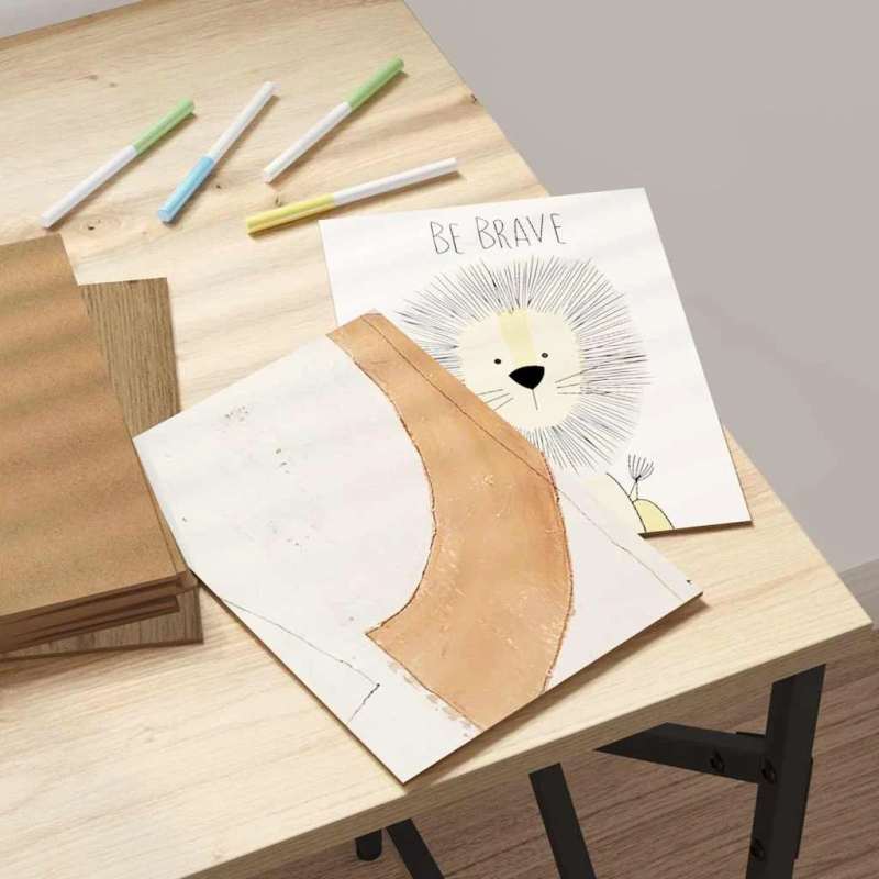 vidaXL Dekora Paneli 150 pcs Artisānā ozols 21 x 30 x 0,27 cm