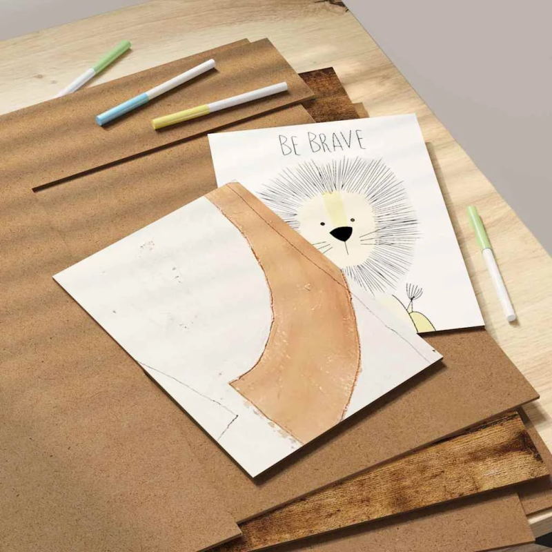 vidaXL Dekora Paneli 50 pcs Dūmaka ozols 40 x 60 x 0.27 cm