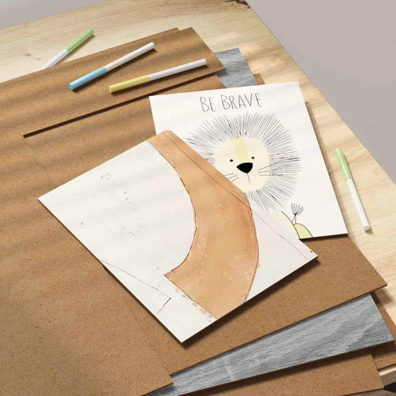 vidaXL Dekora Paneli 50 pcs Pelēks Sonoma 40 x 60 x 0.27 cm