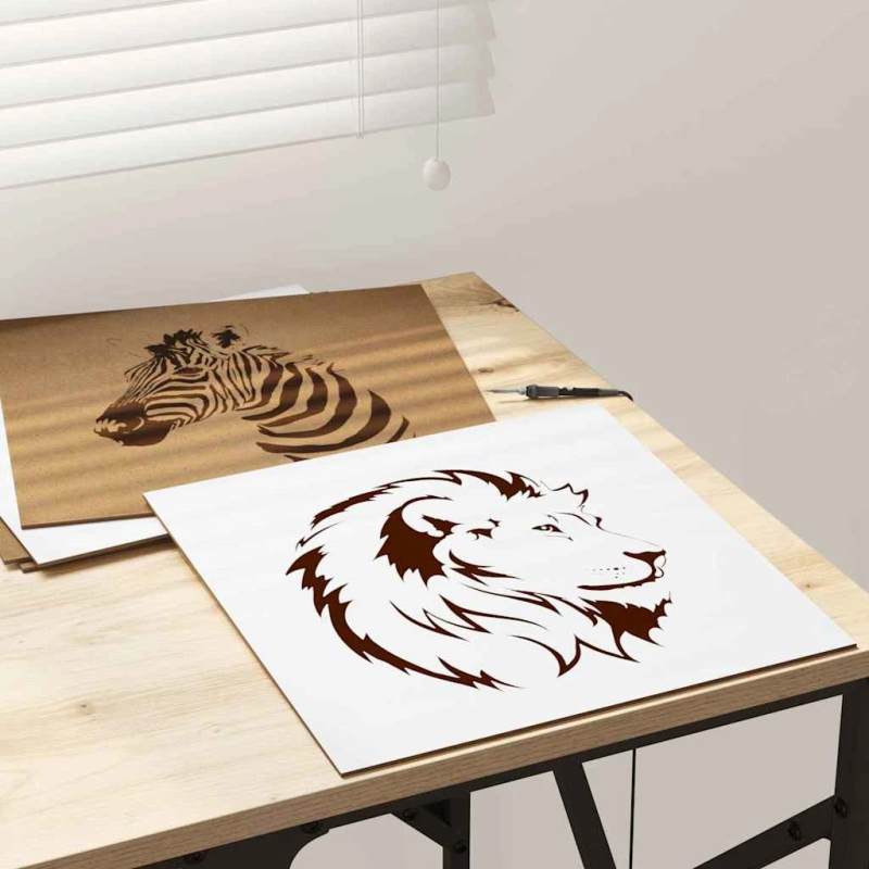 vidaXL Dekora Paneli 12 pcs Balts 30 x 30 x 0.27 cm Inženierijas koks