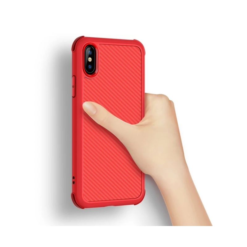 Devia Shark1 Shockproof Case iPhone XS Max ,6.5, red
