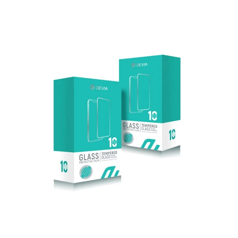 Devia Entire view tempered glass ,10pcs-suit, iPhone XS Max ,6.5, clear