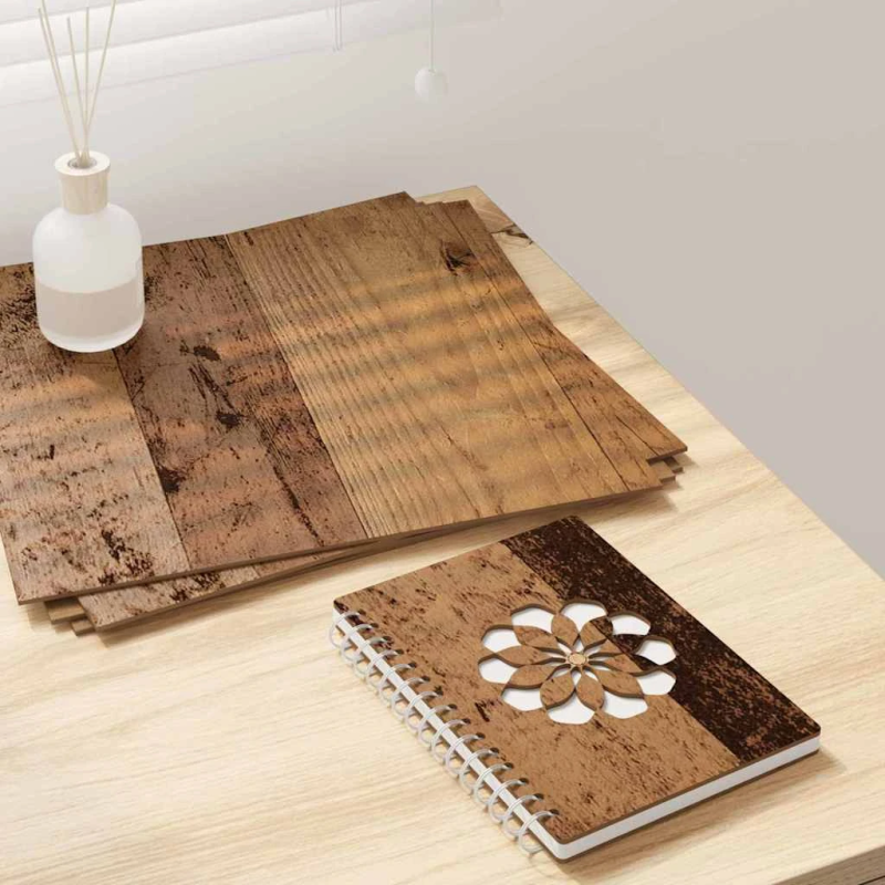 vidaXL Dekora Paneli 50 pcs Vecs koks 30 x 30 x 0.27 cm