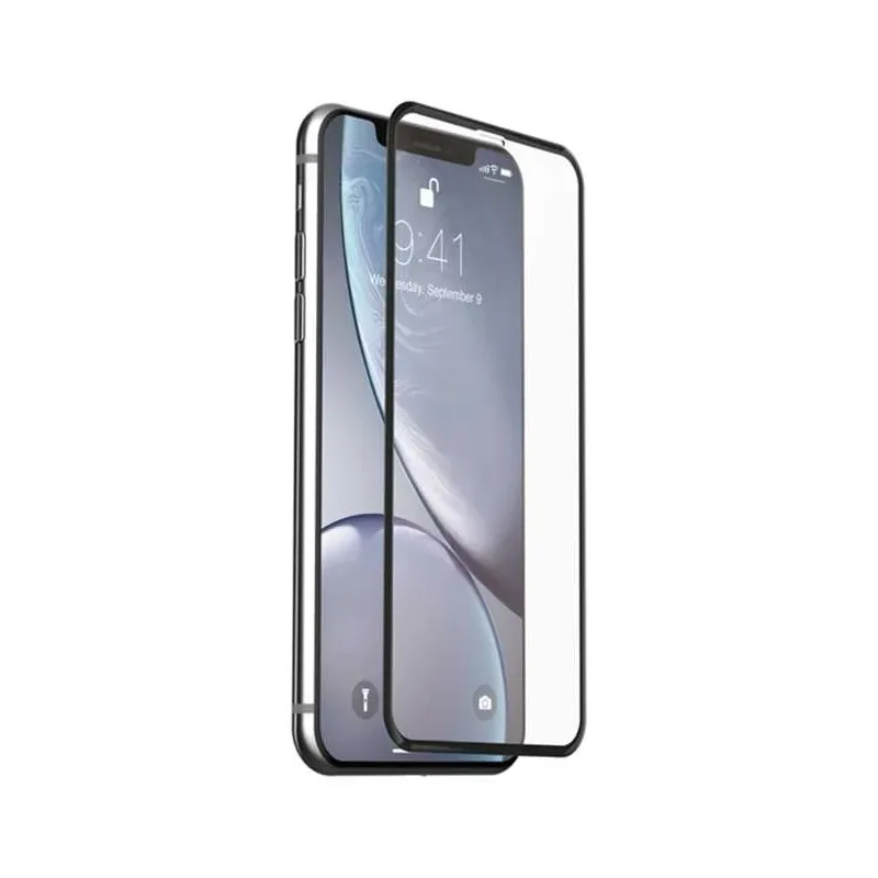 Devia Van Entire View Anti-glare Tempered Glass iPhone XR ,6.1, black ,10pcs,