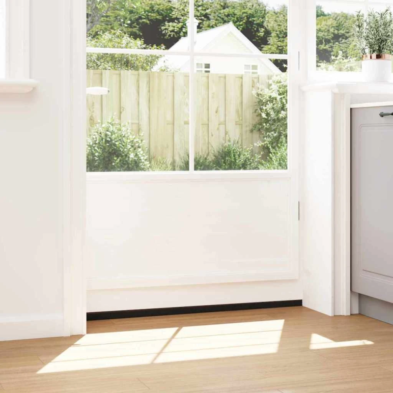 vidaXL Skrūvējami durvju birstes blīvējumi 6 pcs Brūna 100 cm