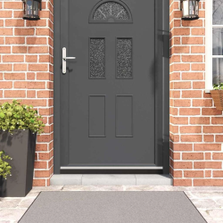 vidaXL Pašlīpojošas durvju birstes 2 pcs Sudraba 100 cm