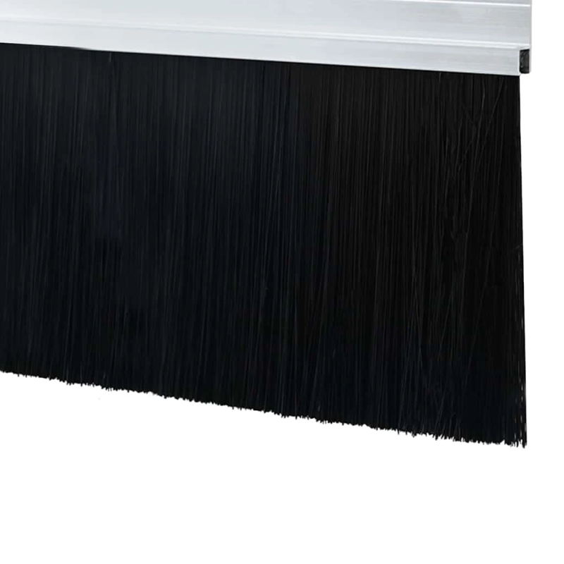 vidaXL Pašlīpojošas durvju birstes 2 pcs Sudraba 100 cm