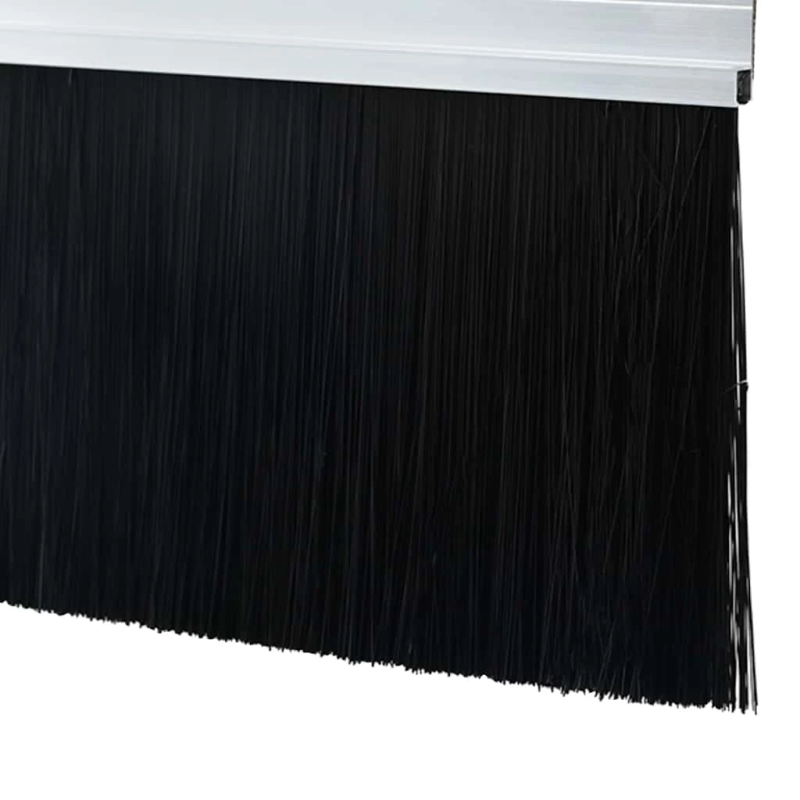 vidaXL Pašlīpojošas durvju birstes 2 pcs Sudraba 100 cm