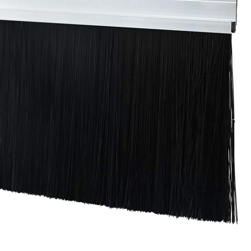 vidaXL Skrūvējami durvju birstes blīvējumi 2 pcs Sudraba 100 cm