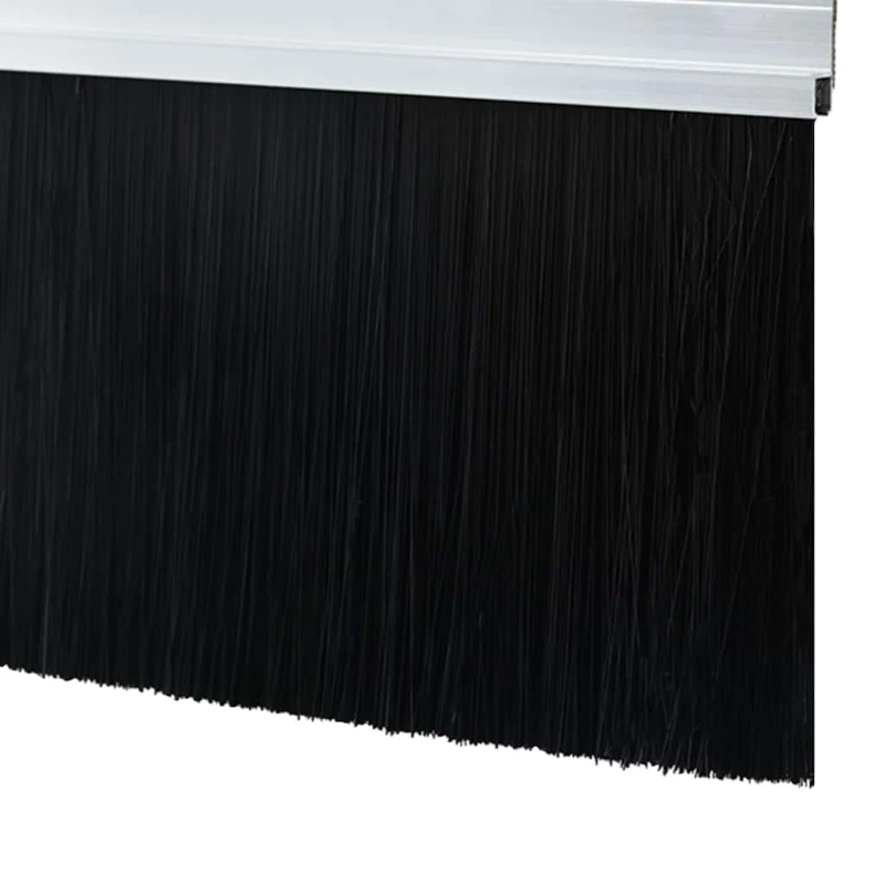 vidaXL Skrūvējami durvju birstes blīvējumi 12 pcs Sudraba 100 cm