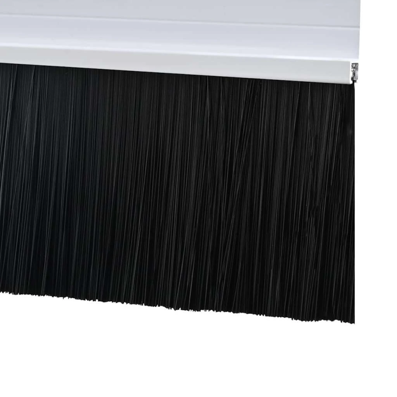 vidaXL Pašlīpojošas durvju birstes 2 pcs Balts 100 cm