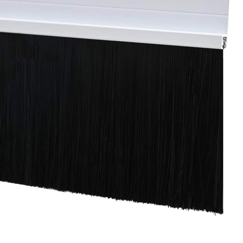 vidaXL Pašlīpojošas durvju birstes 2 pcs Balts 100 cm