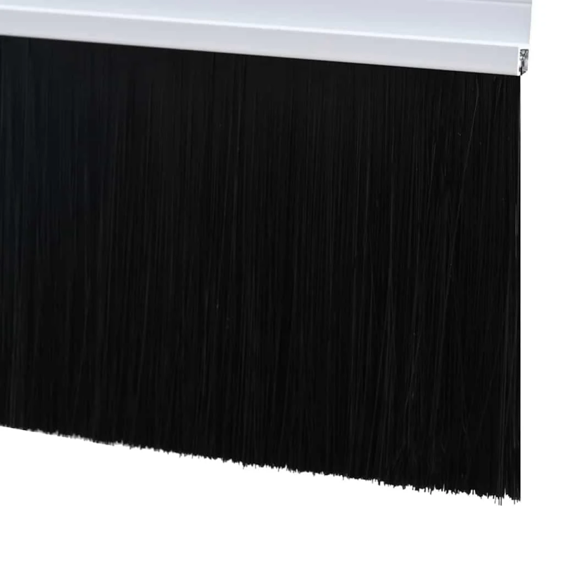 vidaXL Pašlīpojošas durvju birstes 2 pcs Balts 100 cm