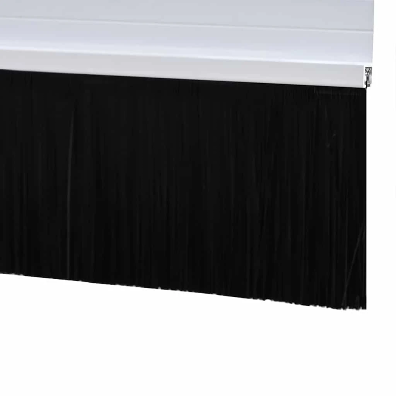 vidaXL Pašlīpojošas durvju birstes 6 pcs Balts 100 cm