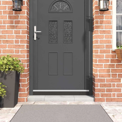 vidaXL Pašlīpojošas durvju birstes 6 pcs Balts 100 cm