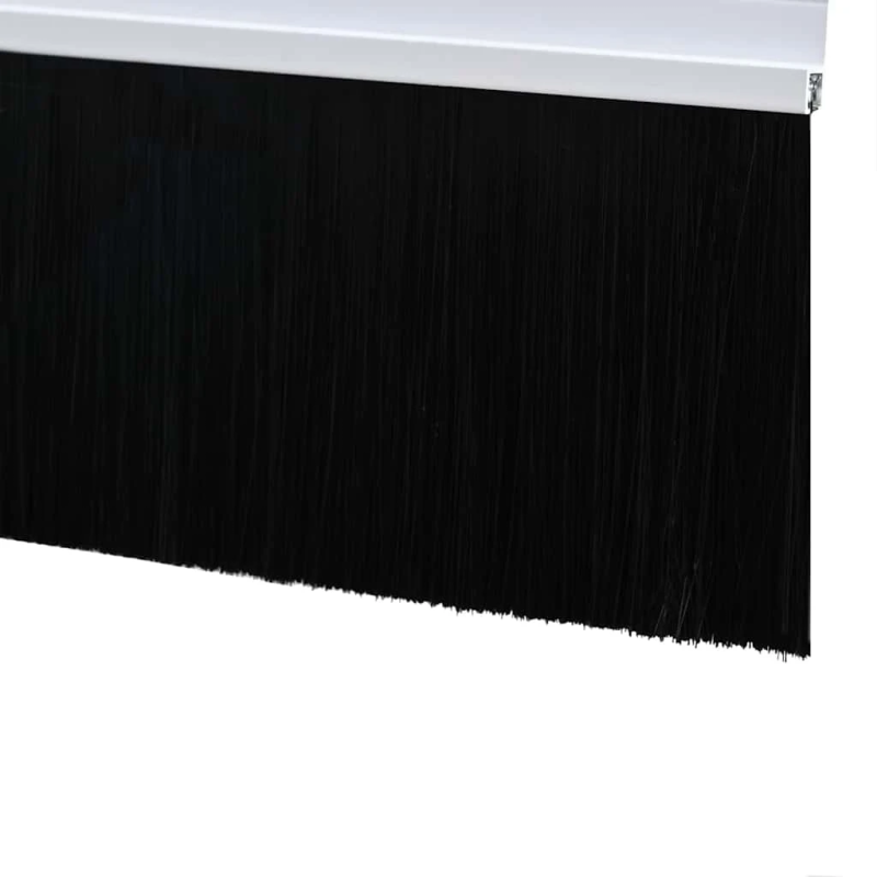 vidaXL Pašlīpojošas durvju birstes 6 pcs Balts 100 cm