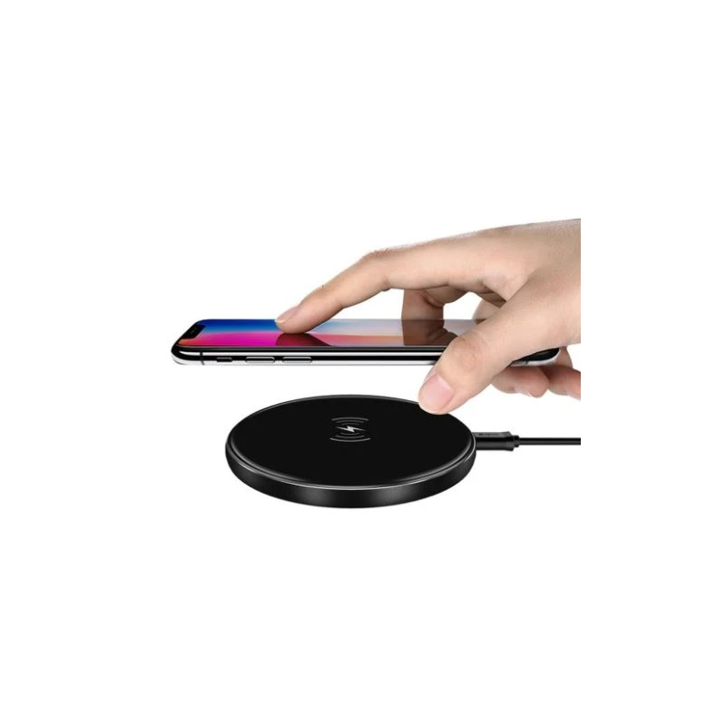 Devia Aurora Series Ultra-slim Wireless Quick Charger ,V2, ,10W, black