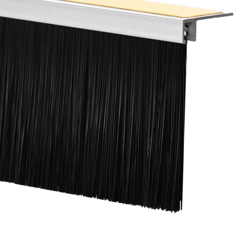 vidaXL Pašlīpojošas durvju birstes 2 pcs Balts 100 cm