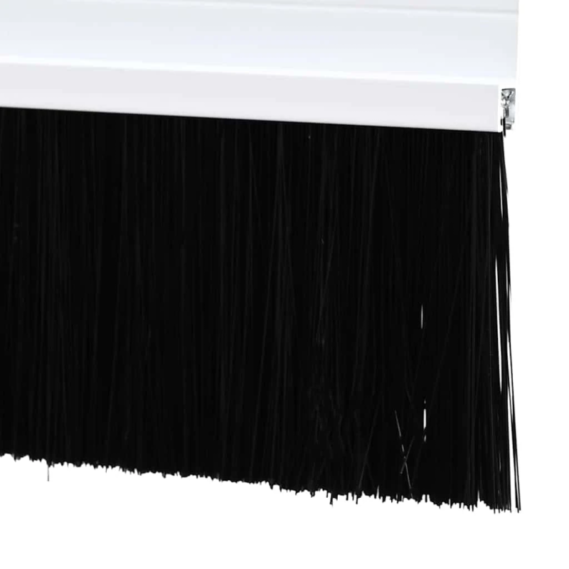 vidaXL Skrūvējami durvju birstes blīvējumi 2 pcs Balts 100 cm