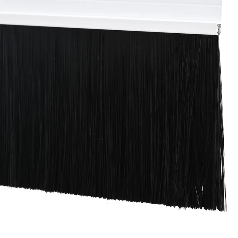 vidaXL Skrūvējami durvju birstes blīvējumi 2 pcs Balts 100 cm