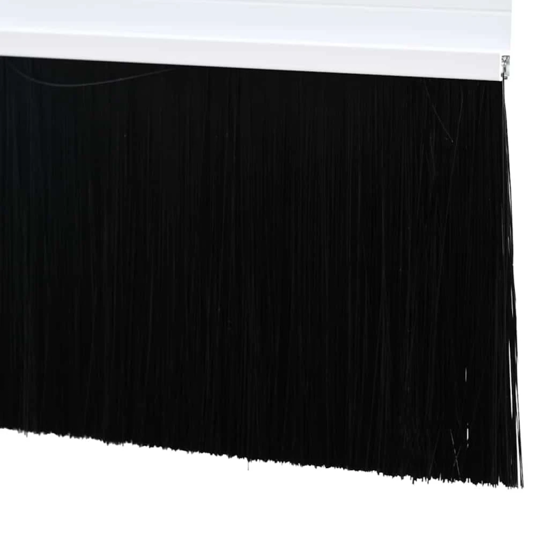 vidaXL Skrūvējami durvju birstes blīvējumi 2 pcs Balts 100 cm