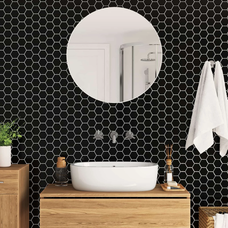 vidaXL Dekoratīvās uzlīmes 10 pcs Zaļa 30 x 30 x 0,8 cm