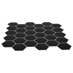 vidaXL Dekoratīvās uzlīmes 20 pcs Gaiši zils 30 x 30 x 0,8 cm