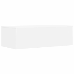 vidaXL Pie sienas stiprināms rakstāmgalds Balts 100 x 45 x 30 cm