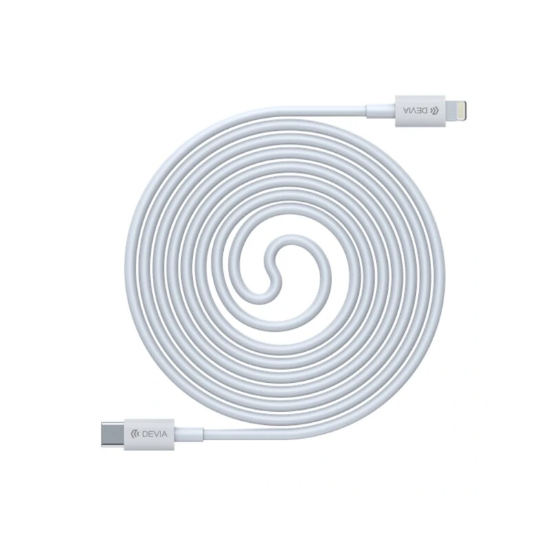 Devia Smart Series PD Cable for Tyep-C to Lightning ,MFI, 18W white