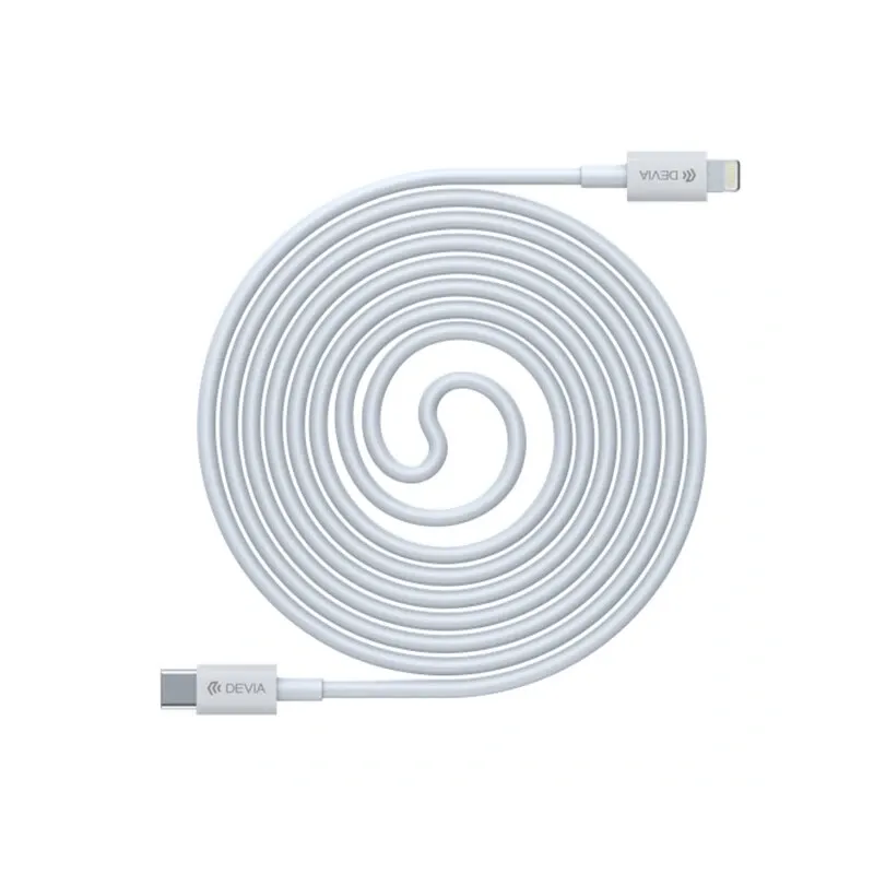 Devia Smart Series PD Cable for Tyep-C to Lightning ,MFI, 18W white