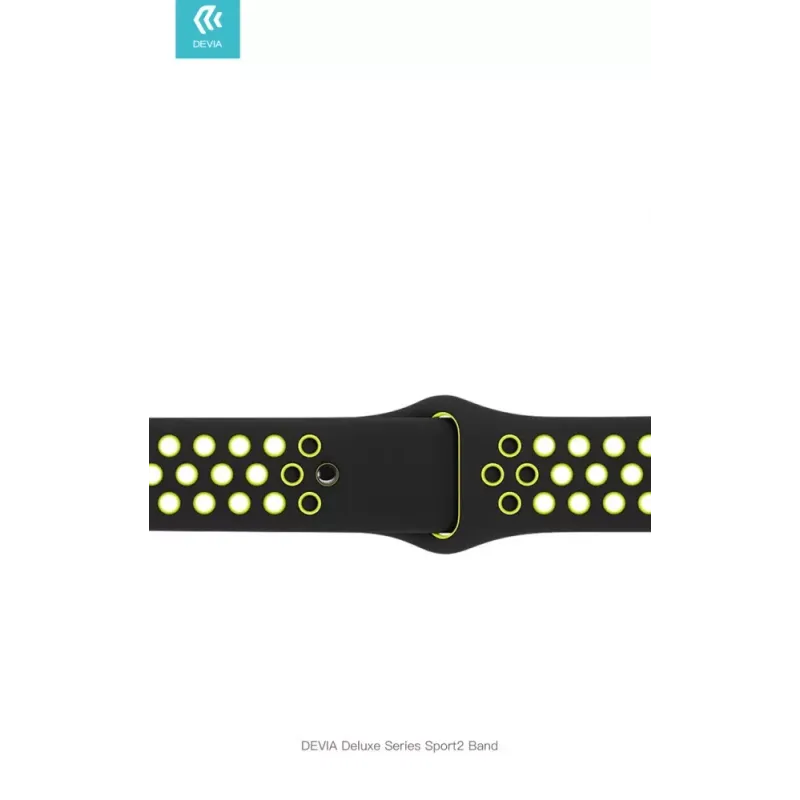 Devia Deluxe Series Sport Band for Apple Watch 4 Yellow