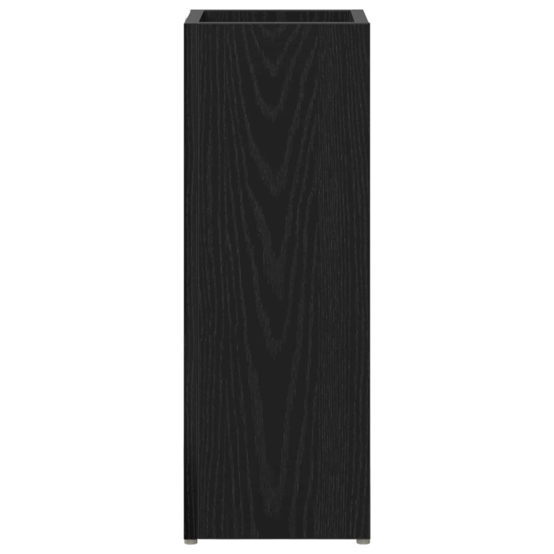 vidaXL Lietussarga statīvs Melns ozolkoks 20 x 20 x 55,5 cm