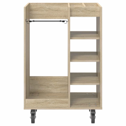 vidaXL Golfu skapis ar riteni Sonoma ozols 65 x 45 x 98 cm