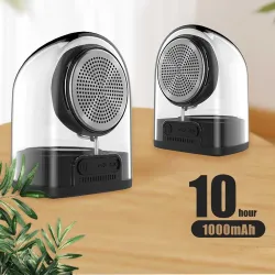 Devia Crystal Series TWS Speaker with Silicon Case ,2pcs, Black