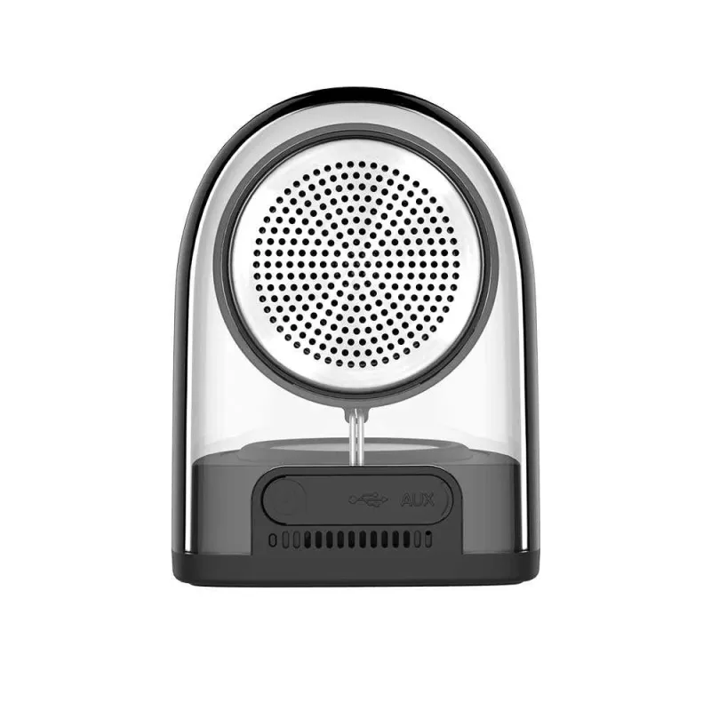 Devia Crystal Series TWS Speaker with Silicon Case ,2pcs, Black