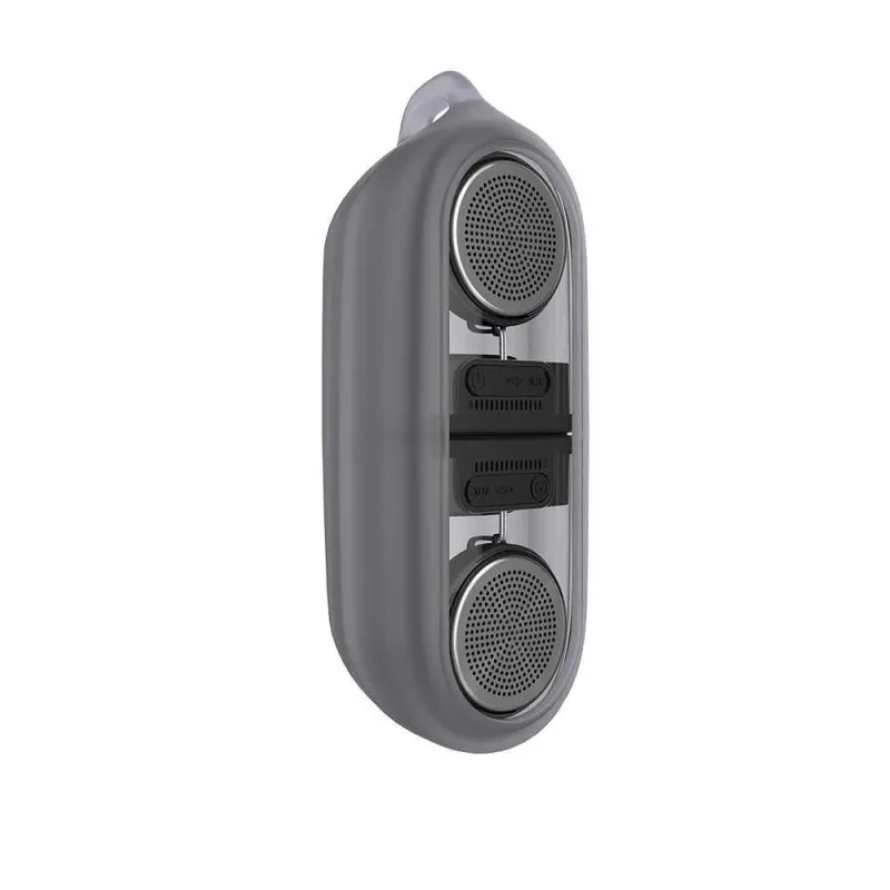 Devia Crystal Series TWS Speaker with Silicon Case ,2pcs, Black