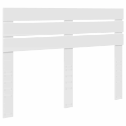 vidaXL Gultas rāmis ar atvilktni Balts 140 x 190 cm Inženieru koks