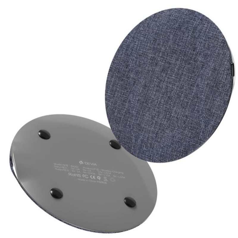 Devia UFO series ultra-thin wireless charger ,15W, white