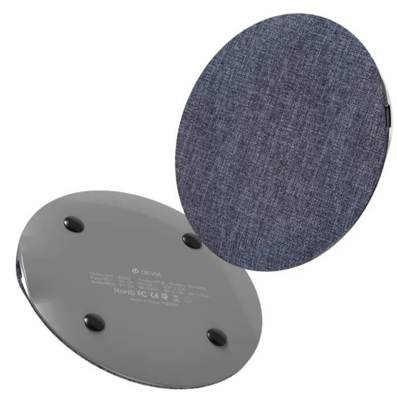 Devia UFO series ultra-thin wireless charger ,15W, white